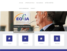 Tablet Screenshot of eolia-assurances.fr